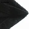 Aachoae Couleur noire Mini jupe Femmes Bouton d'été Décorer élégant Une ligne Jupe Retour Zipper Vintage Bottoms Mujer Faldas 210413
