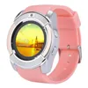 Originele Authentieke V8 Smart Watches Band met 0.3m Camera SIM IPS HD Full Circle Display SmartWatch voor Android-systeem met DOWER DOX DHL