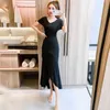 Women Spring Fall Dresses Fashion Sexy Summer Long Bodycon Evening Party Elegant Gowns vestido de mujer 210520