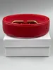 Ceinture de créateur de vêtements pour hommes noir rouge femmes luxe classique décontracté boucle en V ceintures en cuir de mode avec cadeau blanc 5585576