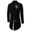 Trajes de hombre Blazers DEWADBOW brillante lentejuelas doradas brillo adornado Blazer chaqueta hombres club nocturno traje para fiesta de graduación traje Homme Sing173k