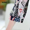 Womens Tops And Blouses 2022 Summer Chiffon Women Blouse Comfortable Printing 7/10 Sleeve Chemise Femme Women's & Shirts