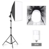 Attrezzatura per studio fotografico Kit di illuminazione Softbox per fotografia 50x70CM Sistema di luce continua professionale Softbox