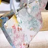 Women Luxurys Designers Watercolor rendering Tote Bags 2021 Duffle Shopping Bag Designers Sac Shoulder Bags Casual Totes Handbag Brands Designers Totes