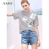 Spring Summer Light Blue Short Denim Jeans Women Causal High waist Loose 11940295 210527