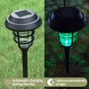 IP65 Wodoodporna Zmienna Zmienna LED Słoneczna Lampa Lampa Zmielona Krajobraz Lawn Yard Schody Underground Zabudowany Night Light Home Ogrodowy Dekoracja