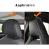 Car Organizer 1 Pc Seat Back Pad Bag Pu Leather Foldable Table Tray Travel Storage Dining Drinks/Tissue/Pad Container