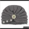 Berretti Cappelli Accessori Baby Kids Maternità Drop Delivery 2021 Vendita per bambini in pura lana lavorata a maglia Pullover per bambini Cappello caldo Yoxj5