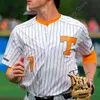 2021 NCAA College Tennessee Volunteers Baseball Jersey Nick Senzel Beck Blade Tidwell Max Ferguson Drew Gilbert Matt Duffy Jeunesse Adulte