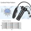 노트북을위한 전문 USB 콘덴서 마이크 게임 윈도우 Cardioid Studio 녹음 음성 가라오케 마이크 스탠드와 마이크로노