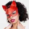 Other Event & Party Supplies Leather Mask For Women Exotic Accessories Cosplay Halloween Masks Half Eyes Erotic Bdsm Punk Fetish Black Cat E