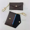 Design de mode nom dossier carte bancaire fente carte mini sac d'argent avec chaîne dorée sac de rangement pratique à transporter portefeuille court cuir de luxe