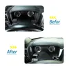 ABS Car Dashboard Decorative Frame For Dodge Ram 1500 10-17 Chrome Interior Accessories