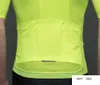 Nuova versione Verde fluorescente pro team aero Maglia da ciclismo leggera a manica corta Processo senza cuciture