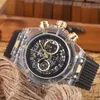 Luxury Mens Automatisk mekanisk Quartz Battery Watch Trendy Vattentät Lysande Mode Transparent Business Quartzes Klockor