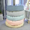 Cat Beds & Furniture Pet Dog Bed Comfortable Egg Round Shaped House PP Cotton Soft Plush Mats Big Basket Mattress Supplies