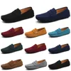 Hotsale niet-merk mannen Casual schoenen Espadrilles Driepersoons Zwart Wit Bruin Wijn Rood Navys Khakis Mens Sneakers Outdoor Jogging Lopen 39-47