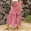 Casual Midi Saia Mulheres Verão Mulheres Longa Botão Saco Hip Skirt All-Match Alta Cintura Sexy Side Slit Womens 210508