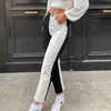 HEYounGIRL Noir Blanc Skinny Crayon Jeans pour Femmes Patchwork Casual Pantalon Long Dames Vintage Denim Pantalon Capris Y2K Poche X0629