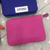 Coin purse zipper credit card holder luxury designer wallet EFFINI fashion mini mens women togo genuine leather wallets pouch card222O