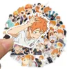 50 stks-pack anime sport cartoon sticker waterdichte stickers voor fles laptop auto planner scrapboobe telefoon macbook cup garderobe muur deur organizer decals