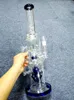 Gekleurde super glazen bong 20Inches waterpijp hoge bedwelmende dikke waterpijp inline perc dab booreiland bongs zware grote wax roze beker pijpen