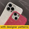 Designer Fashion Phone Cases For iPhone 15 Pro Max 14 15 plus 13 11 12 14 pro max X XS XR XSMAX case Crocodile skin PU leather Samsung S23 S23PLUS S23P NOTE 10P 20U cover