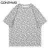 Thirts Harajuku Hearts Dost Print Streetwear Teers Рубашки хип-хоп мода повседневная короткая рукава T-рубашки 210602