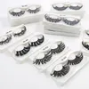 3D Faux Nerz 25mm flauschige dramatische Wimpern Make-up weise natürliche lange falsche Wimpern dicke Schlagweiterungen