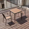 Läger möbler utomhus bordstol kombination fritid bar gårdsplan anticorrosion järn trädgård balkong bord och stolar