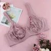 NXY Sexy Set Parifairy Super Thin Thire Brassiere Suppr Pink Women Bra Brar Set Running Cotton Brace Sexy Bras Plus Размер кружевной бельё 1127