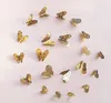 Home Decor 12pcs/set Rose golden 3D Hollow Butterfly Wall Sticker Butterflies stickers Room Party Wedding Decoration