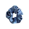 2021 Scrunchies Hairbands Color sólido Satén Bandas para el cabello Intestino grueso Lazos para el cabello Cuerdas Niñas Cola de caballo Titular Accesorios para el cabello Diseños de marca