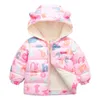 Giacca per neonate Autunno Inverno per cappotto Bambini Capispalla con cappuccio caldo Abbigliamento per bambini Infantile 211011