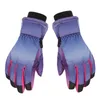 Перчатки без пальцев мальчики девочки на открытом воздухе зима теплое сгущение водонепроницаемое перчаток детей Детские варежки с ветропроницаемыми снежными лыжными пальцами