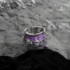 Geometrie Unregelmäßige Bunte Emaille Tropfer Öl Metall Breite Ring Für Frauen Mädchen Party Trendy Schmuck Geschenk