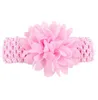 Baby Girls Headband Chiffon Flower Infant Headbands Elastic Lace Bows Wide Turbans Hair Band Floral Newborn Headwear 17 Colors