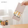 Japan Multifunktion kosmetischer Organizer Make-up Pinsel Behälter Aufbewahrungsbox Halter Lippenstift Bleistift Clear Boxes Behälter