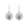 Stud Factory Direct Sales European and American Halloween oor ornamenten Legering Simple Geometric Hollow Spider Web -oorbellen