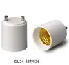 GU24 to E26 E27 Lamp Holder Converter Base Bulb Socket Adapter Fireproof Material LED Light