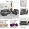 Elastic Couches Cover for Living Room Livingroom Furniture Decorative Corner Sofa 1/2/3/4 Seater Couch Protect Slipcover 211116