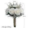 European Style Bridal Bouquets New Arrival Bouquet Purple/Pink/Ivory Wedding Flowers