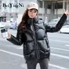 Veste femme bas rembourré manteaux mode hiver décontracté ample chaud épais Golssy imperméable Parka Outwear vestes 210506