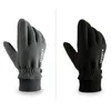 Mannen Winter Gewatteerde Verdikking Warme Touch Screen Handschoenen Antislip Fietsen Dubbelzijdige Polar Fleece Glove