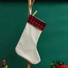 Сублимационные рождественские чулки, пустые носки с конфетами на Хэллоуин, чулки Санта-Клауса, подарочная сумка, дерево Oranment4245014