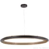 Lâmpadas pendentes Post Modern Led Landelier Light Luxury Circular Liting Room Haning Lâmpada Nórdica Designer Nórdico Restaura