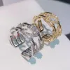 Cluster Ringe HIBRIDE Monaco Design Luxus Statement Stapelbarer Ring für Frauen Hochzeit CZ Verlobung Dubai Punk Braut Top Finger