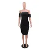 Verkauf Sommer Frauen Mini Kleid Krawatte Vorne Slash Neck Elegante Sexy Mode Damen Spaghetti Strap Abend Party Club 210525