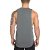 3 pack mens tank toppar gym kläder fitness väst solid ärmlös tröja bomull mode man canotte bodybuilding träning singlets 210421