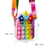 Nieuwe siliconen tas Fidget Speelgoed Sensory Girl Simple Dimple Push Coin Portas Anti-Stress